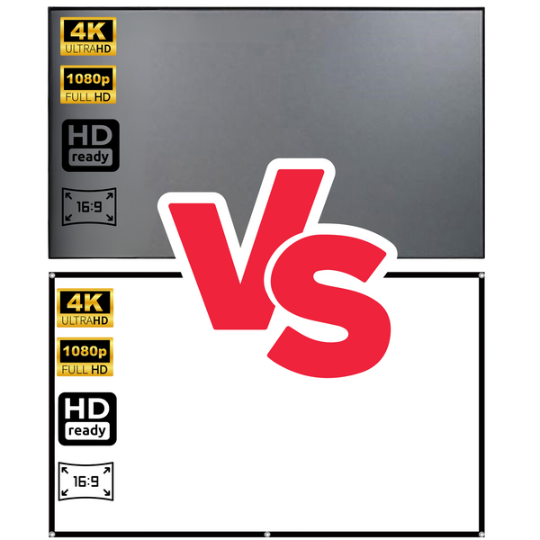 NANO VS STANDAARD PROJECTIESCHERM