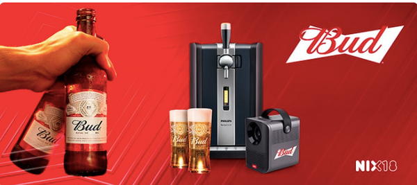 Maak kans op een BUD home viewing party kit t.w.v. €449