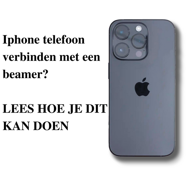 Iphone telefoon aansluiten op mini beamer: DIT HEB JE NODIG!