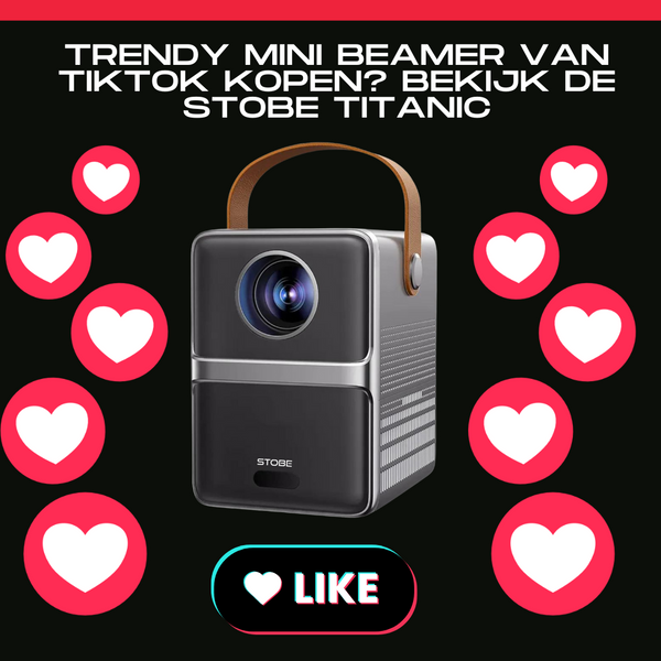 Trendy Mini beamer van Tiktok Kopen? Bekijk DE STOBE TITANIC