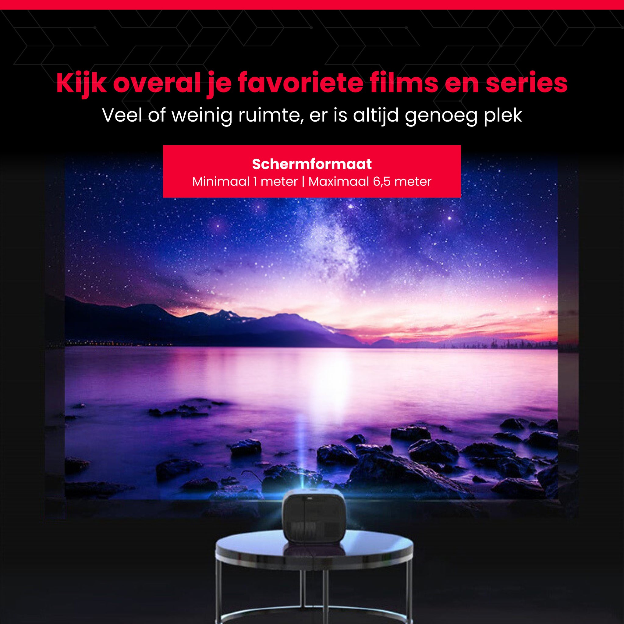 Cinematic smart TV beamer - STOBE.NL